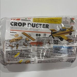 Home Depot Kids Workshop Crop Duster Plane DIY Kit NEW